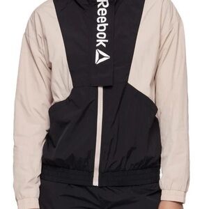 Reebok Two-Tone Black and Cream Jacket